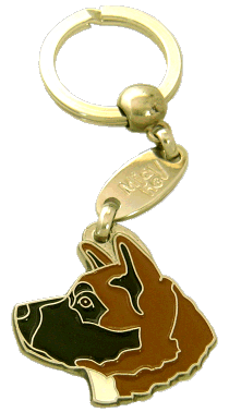 AKITA NERO ROSSO - Medagliette per cani, medagliette per cani incise, medaglietta, incese medagliette per cani online, personalizzate medagliette, medaglietta, portachiavi